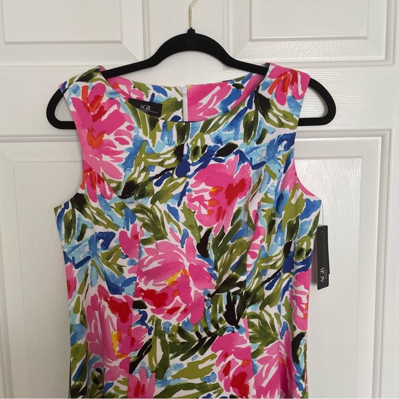 AGB Size 8 Multi Color Shift Sleeveless Dress NWT - Picture 3 of 7